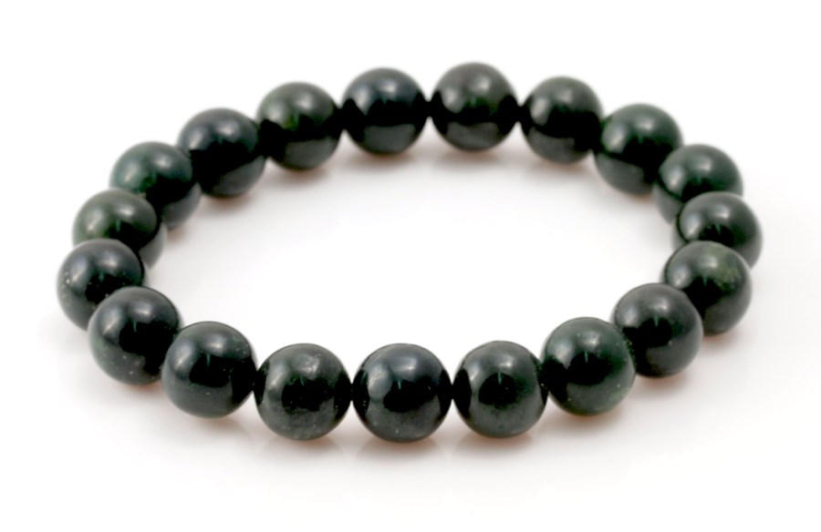 Bild von Canada Jade Kugeln 10mm Armband