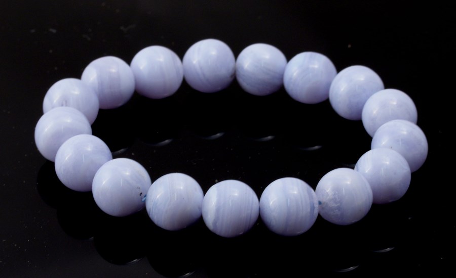 Chalcedon Kugeln 12mm Extra Armband