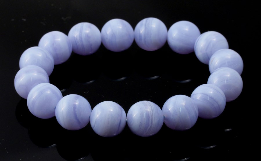 Image de Chalcedon Kugeln 13mm Armband TOP