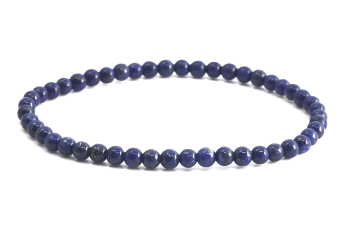 Bild von Lapis Kugeln  3mm Armband