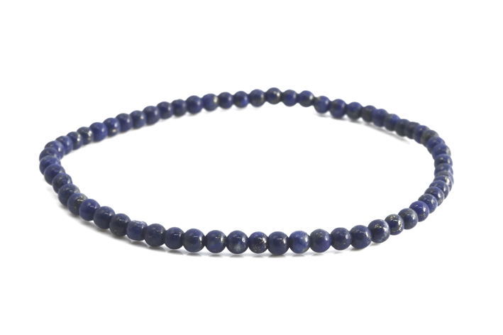 Bild von Lapis Kugeln  4mm Armband