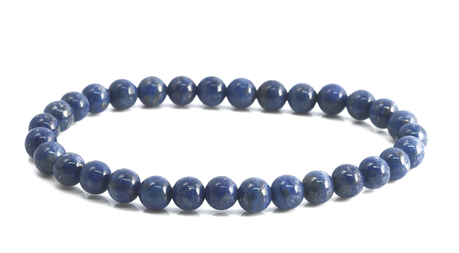 Bild von Lapis Kugeln  6mm Armband