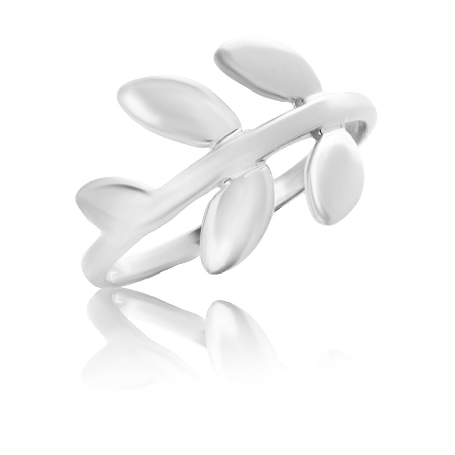 Image de Ring Leaf, 925 Silber