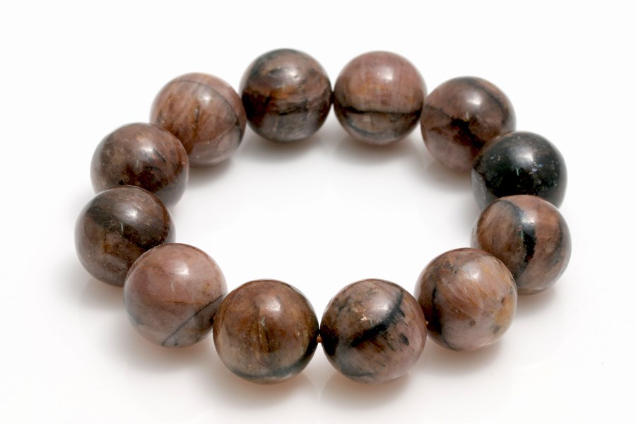 Kreuzstein Kugeln 18mm Armband