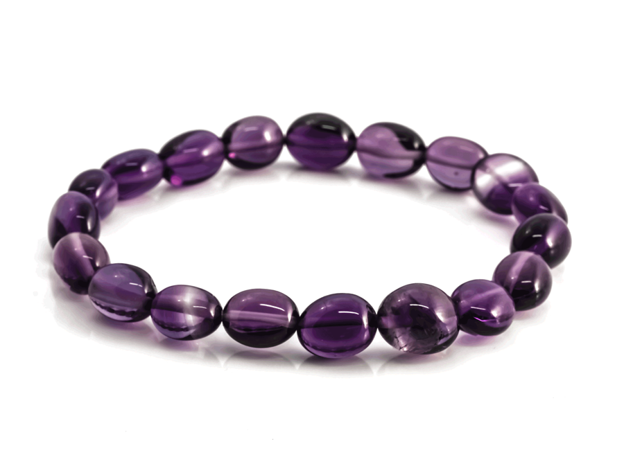 Image de Amethyst Nuggets Chips 4-6mm Armband