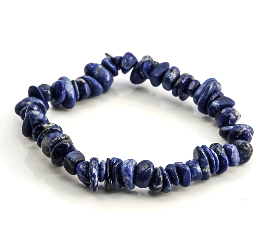 Bild von Lapis Chips 8-12mm Armband