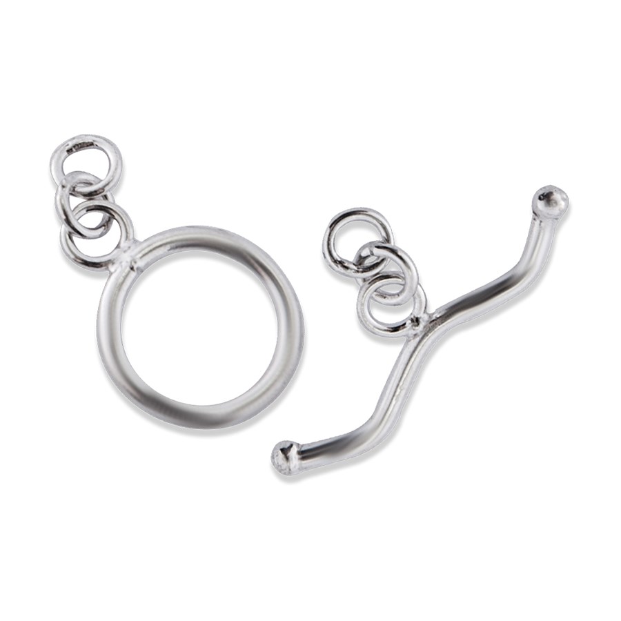 Bild von Verschluss Toggle Rund 13mm, Silber 925