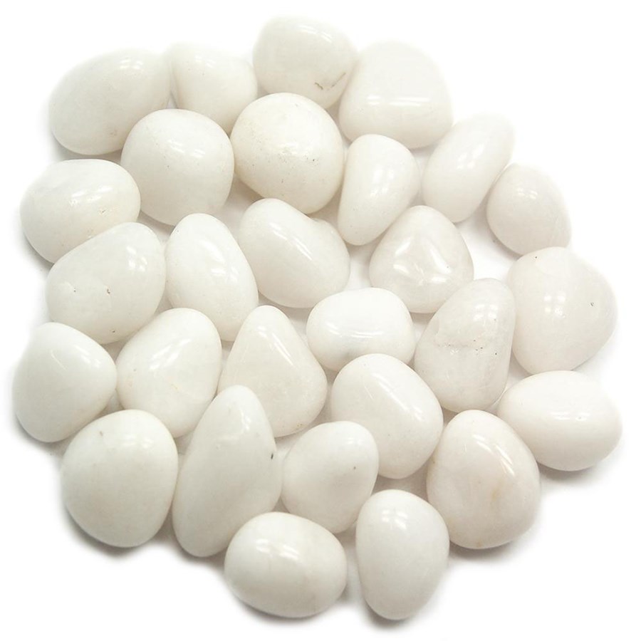 Image de Schneequarz Trommelsteine (VE: 500g)